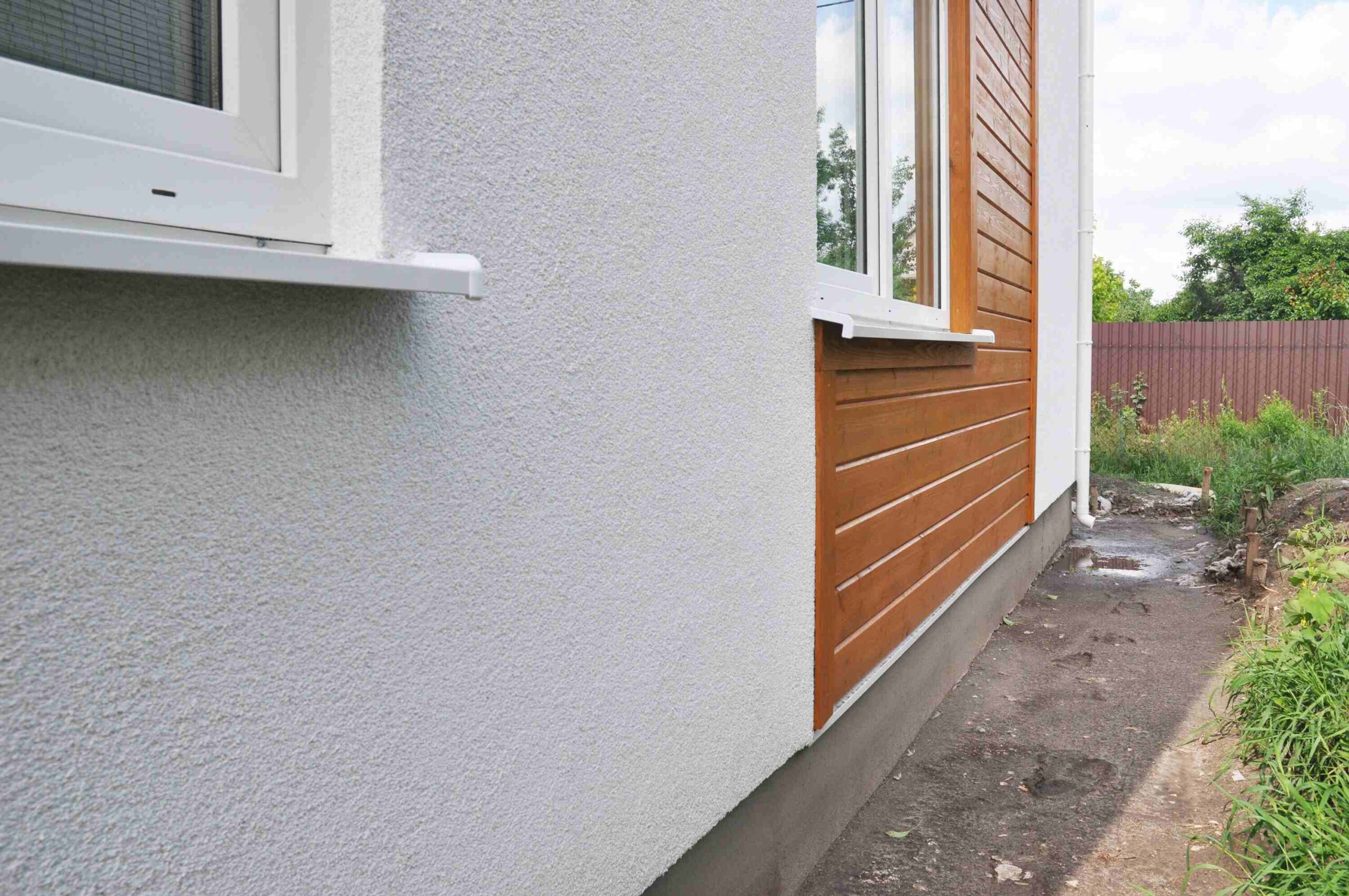 newly installed Hartland siding